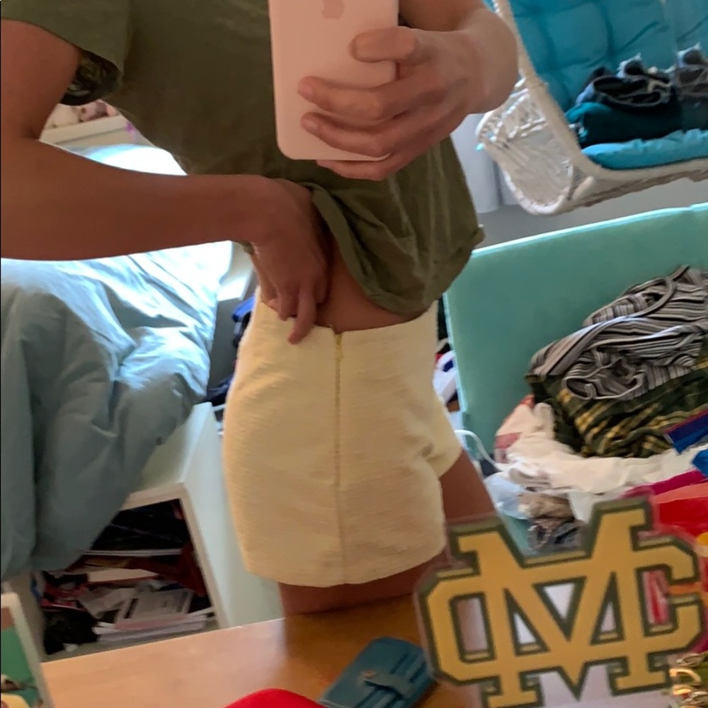Yellow shorts